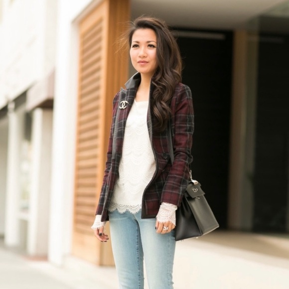 Marissa Webb Plaid Blazer - Picture 13 of 13